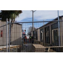 Temporary shop construction - Rangiora