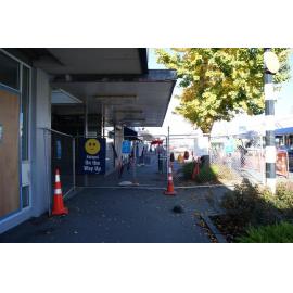Barriers in Williams Street