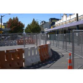 Barriers in High Street - Rangiora