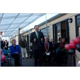 Official opening of temporary shops - High Street, Rangiora