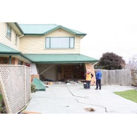 House damage - Courtenay Drive area