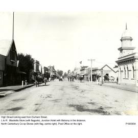 High Street looking east from Durham Street