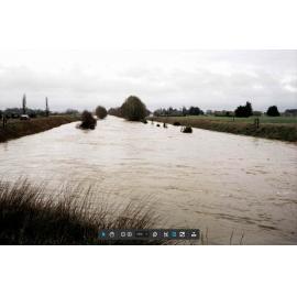 Main Drain in full flood