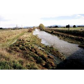 Main Drain one week after flood