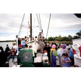 Outing for Cancer Children on M.V. TUHOE Waimakariri River