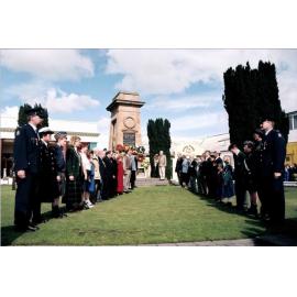 Wreath Bearers at Rangiora Cenotaph