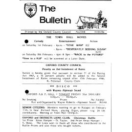 Oxford Bulletin 1986