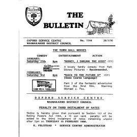 Oxford Bulletin 1990