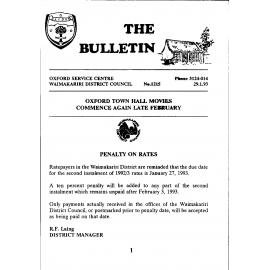 Oxford Bulletin 1993
