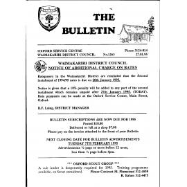 Oxford Bulletin 1995
