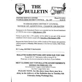 Oxford Bulletin 1996