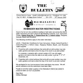 Oxford Bulletin 2009