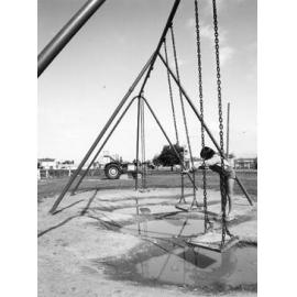Children's playground in Kaiapoi, 1976
