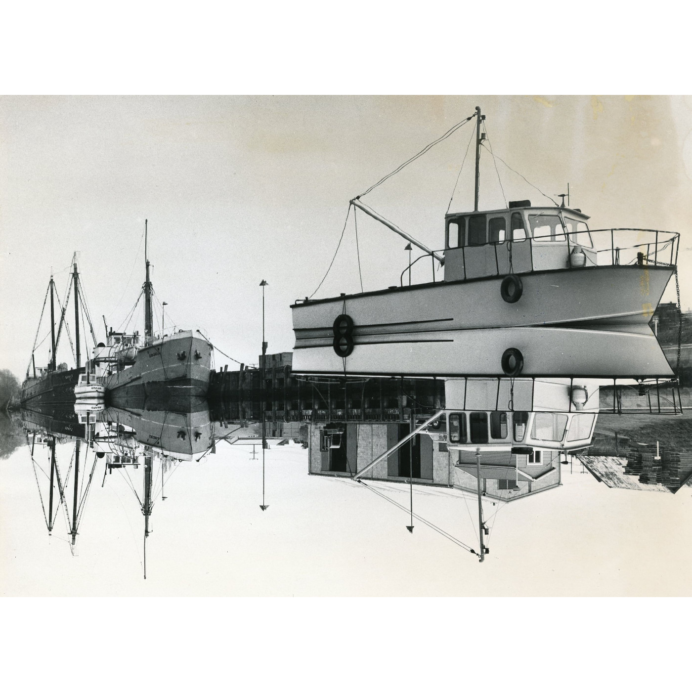 Reflections at the Port of Kaiapoi, 1967