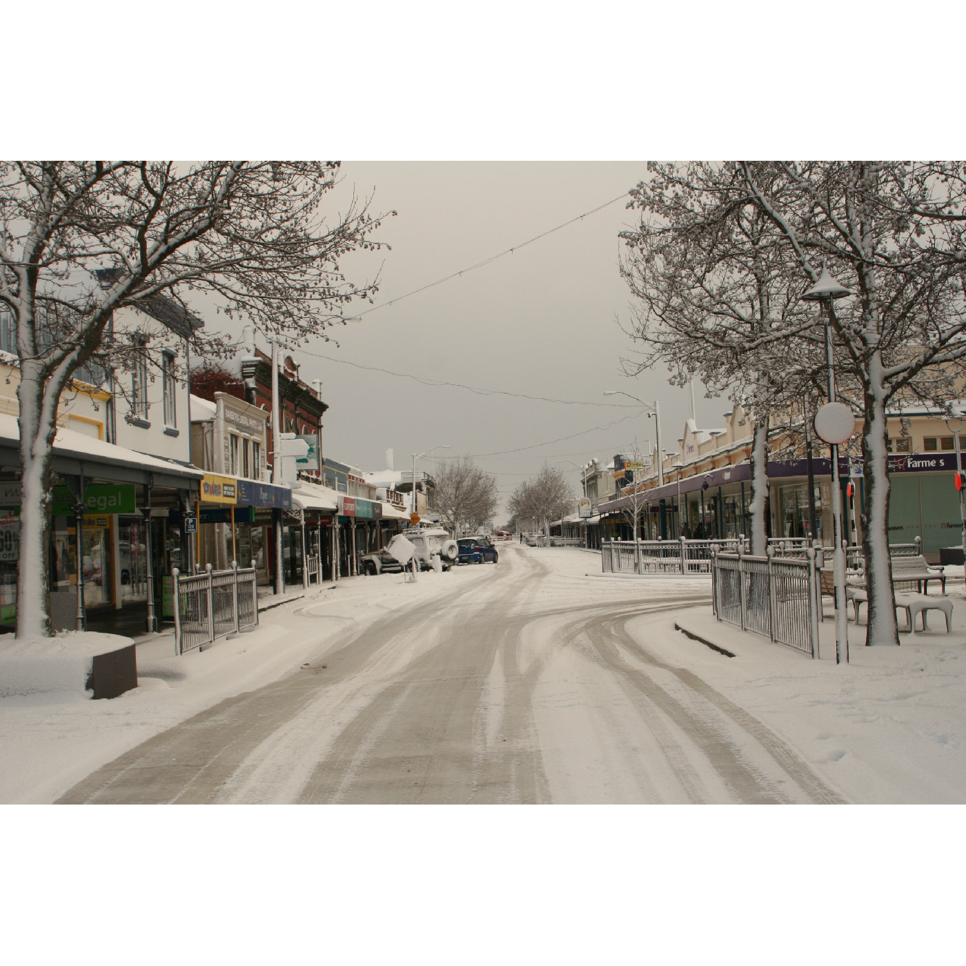 Snow in Rangiora, 25 July 2011