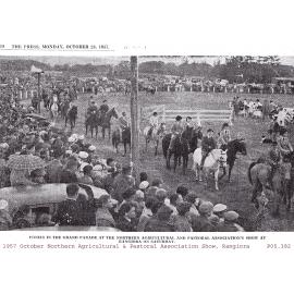 Ponies in the grand parade, Northern Agricultural & Pastoral Association Show, 1957 