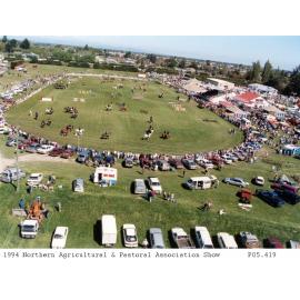 Northern Agricultural & Pastoral Association show aerial view, 1994