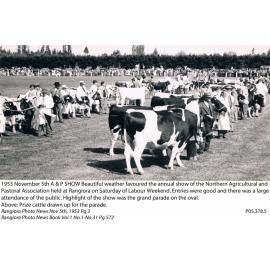 Northern Agricultural & Pastoral Association Show, Rangiora 1953