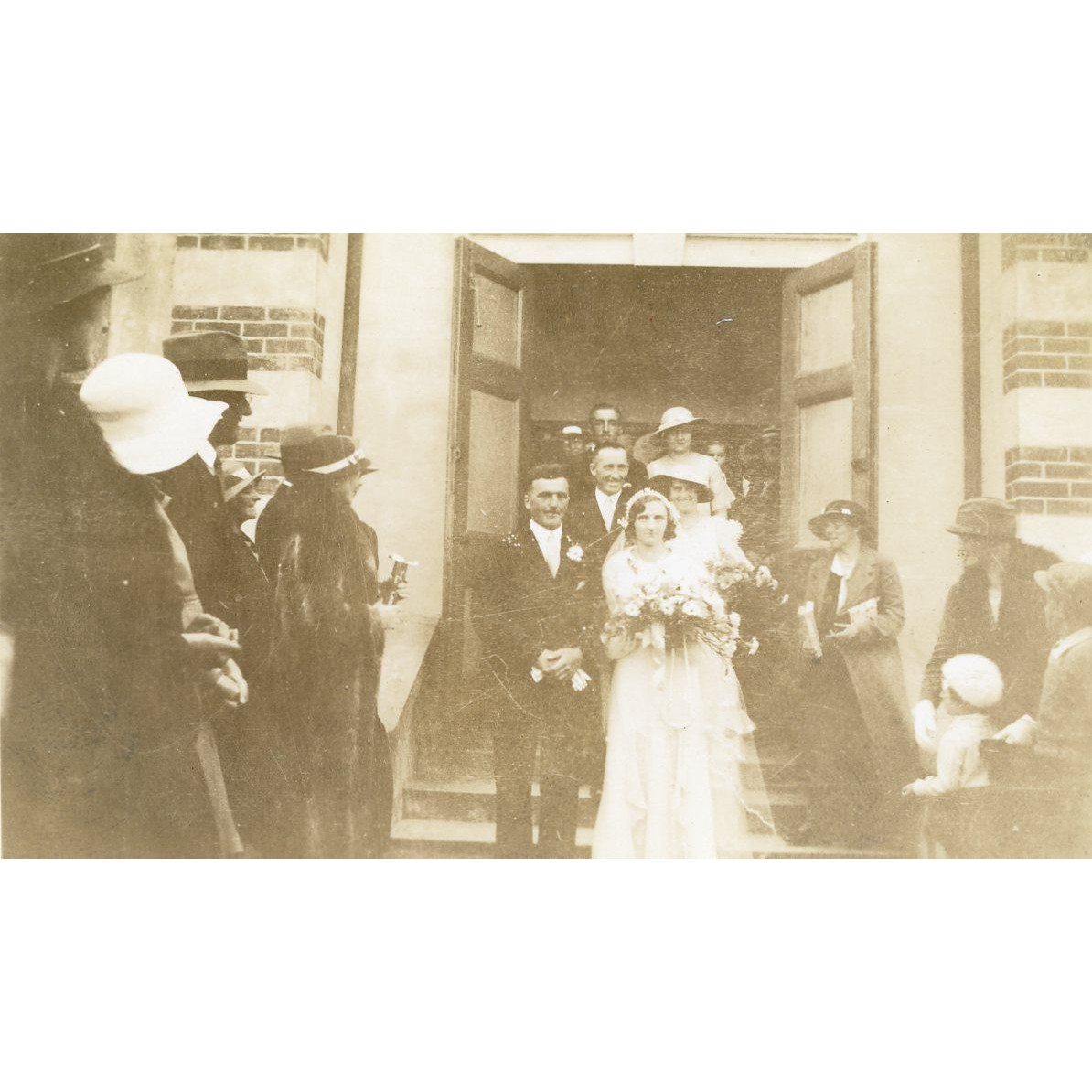 Matthew and Gwen Harper's wedding, 1935