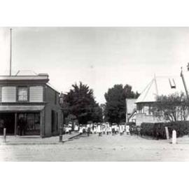 Sansom's Shop and St John the Baptist Church - Rangiora