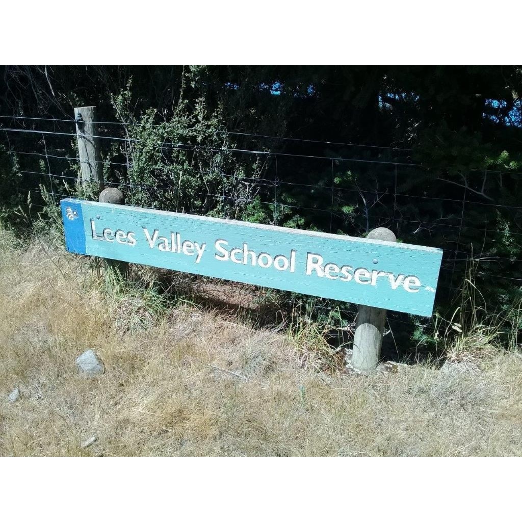 Lees Valley School Reserve sign