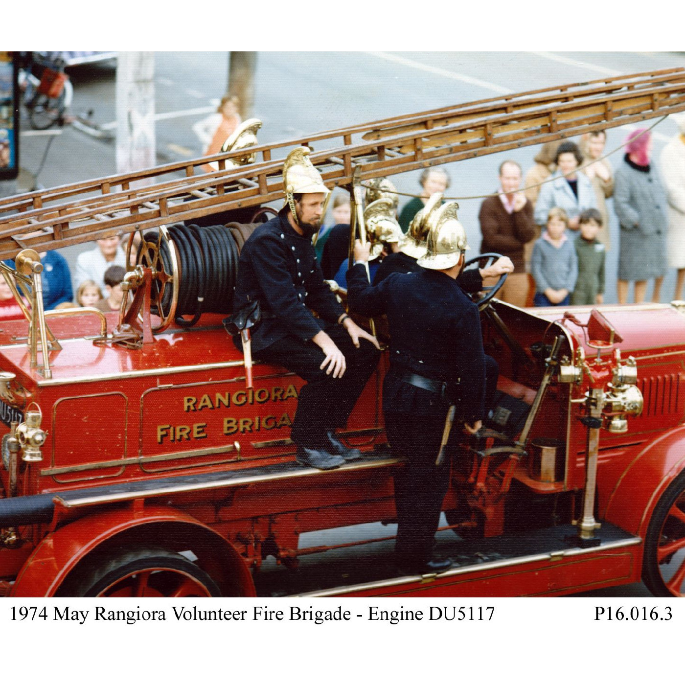 Rangiora Volunteer Fire Brigade - Engine DU5117, May 1974