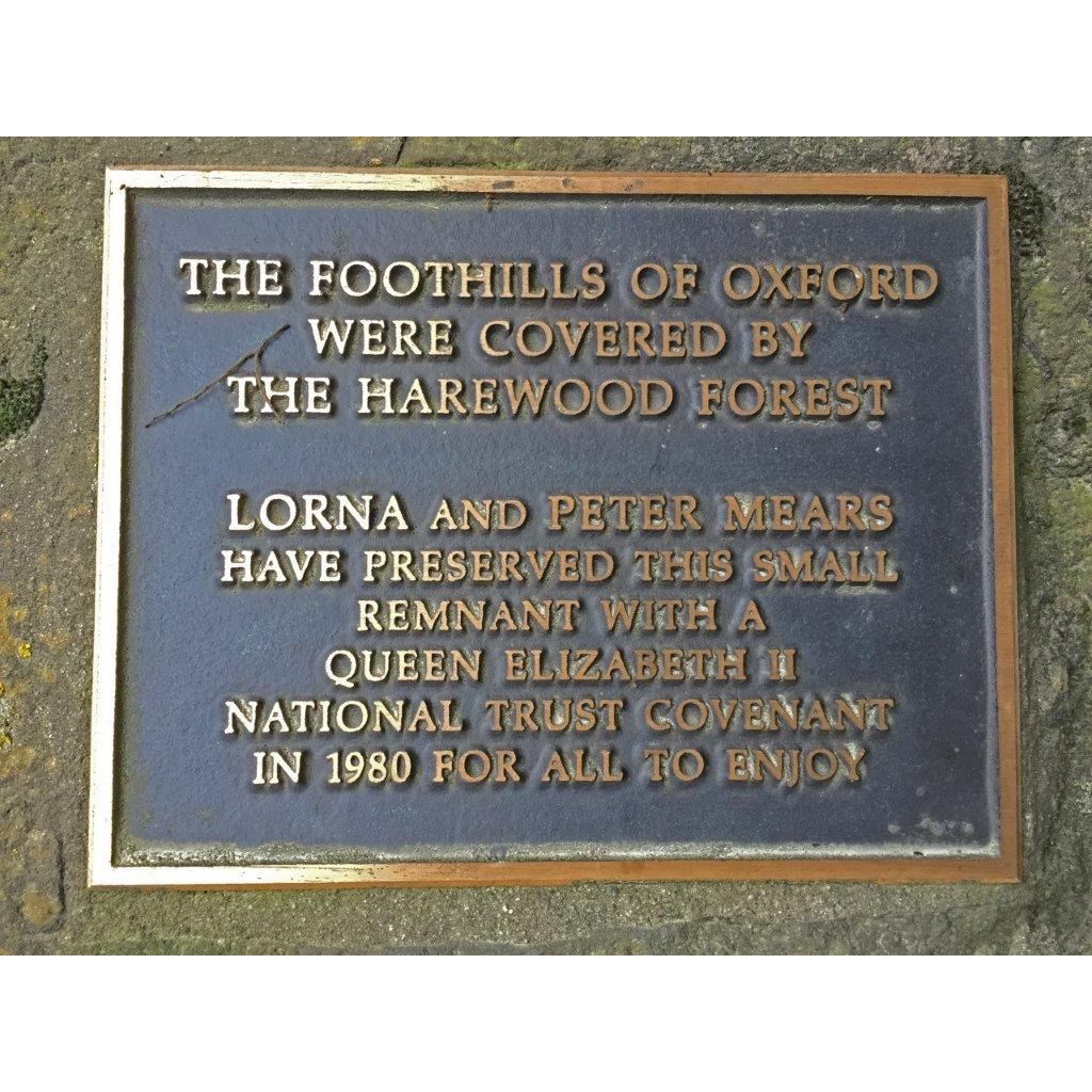 Mears Bush plaque detail