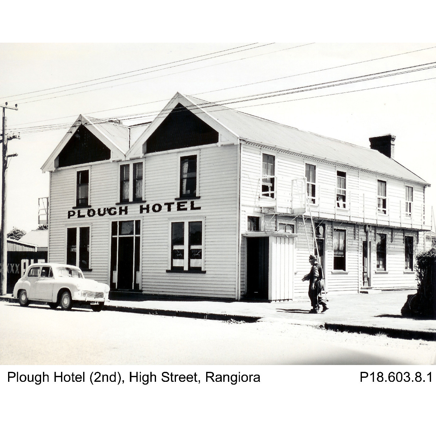 The Plough Hotel, Rangiora c. 1930