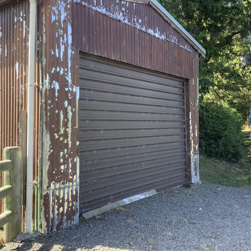 View Hill School bus shed